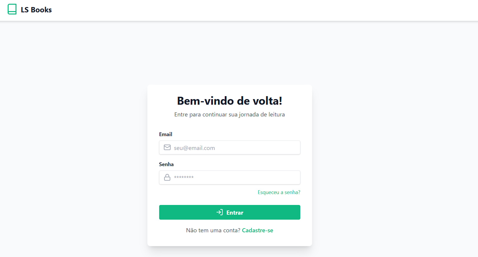 LS Books - Plataforma de Leitura de eBooks